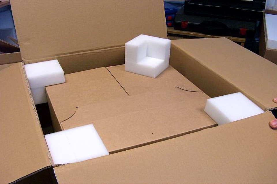 caixa com berços EPS BEAGI